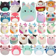 20cm Cute Squishmallow Axolotl Cow Stuffed Toys Ins Unicorn Cat Plushie Doll Squishmallows plush Toy