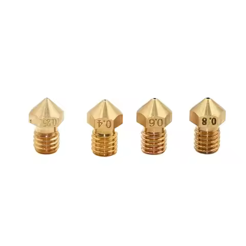 1Pcs Ultimaker 2 UM2 + Extended E3D Heater Hotend Olsson Block Nozzle 0.25 0.4 0.6 0.8mm For 3.0mm/1