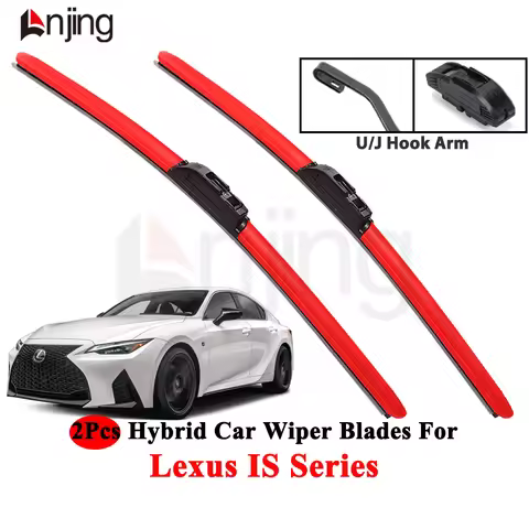 LNJING Colorful Wiper Blades For Lexus IS IS200T IS220D IS250 IS300 IS300H IS350 IS500 ISF 1999-Now