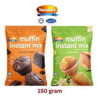 NORAINI'S Tepung Adunan Segera Muffin / Instant Premix Flour Chocolate (Coklat) | Vanilla 150 gram