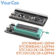 STC8H8K64U STC32G12K128 LQFP64 DIP40 8051 Microcontroller Core Learning Development Board Module USB