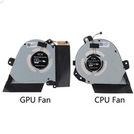 AMZ Original CPU GPU Fan Laptop Cooling Fan for DC 5V 0 5A 4-pin for ROG Zephyrus G15 GA502IU GA502 Laptop Heatsink