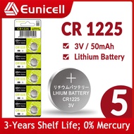 【Direct-sales】 Eunicell 3v 50mah Cr1225 Cells Cr 1225 Dl1225 Br1225 5020lc Lm1225 Lithium For Watch