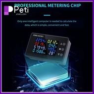 PETI JEWELLERY การ KWS-AC301 เครื่องตรวจจับพลังงานชิปเฉพาะ การ0-100A ดิจิตอลโวลต์มิเตอร์แอมมิเตอร์ 8