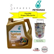 PETRONAS Syntium 7000 0W-20 Full Syn Minyak Engin hitam kereta 0W 20 Syntium Fully Synthetic 7000 SP