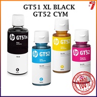 HP Original GT51 XL Black + GT52 CMY Set of 4units Ink Bottle For HP GT SERIES