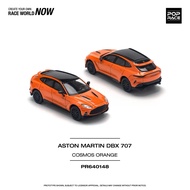ASTON MARTIN DBX 707 COSMOS ORANGE POP RACE 1/64 DIECAST MODEL PR64-148