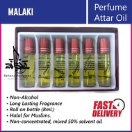 MALAKI - Perfume Attar Oil - (6 x 8ml)