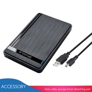 2.5 Inch External Hard Drive SSD Enclosure High-Speed External Hard Drive Enclosure For Gaming