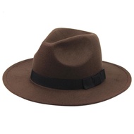 Woolen Felt Cowgirl Hat Men Women Cosplay Party Accessories Western Cowboy Cap