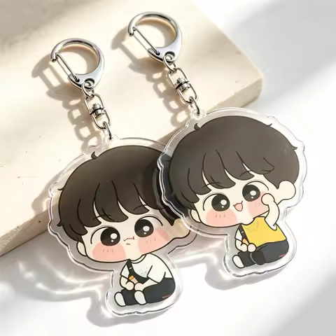 Kawaii Kpop Members Chibis Keychains Bag Charms Accessories Cute Jeonghan Carat Hoshi Joshua Keyring