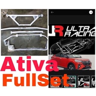 Perodua Ativa Ultra Racing 100% Original (FULL SET Ultra Racing BAR)