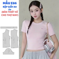 A0 PAPER SHEET FOR SEWINGERS - WOMEN'S T-SHIRT CODE E86