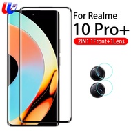 SGP ไฮบริด3D กระจกโค้งสำหรับ Realme 10 Pro + 5G 10 Pro Plus กระจกเทมเปอร์ป้องกันแบบเต็มจอฟิล์มเลนส์ Oppo Realme 10 Pro5G 10Plus ฟิล์มป้องกันหน้าจอ