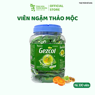 Kẹo thảo mộc Gezcol (Hủ 300 viên) - Genat - Tinh Hoa Thiên Nhiên