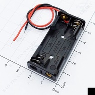 [5 Pieces]- Battery Box, 2xAAA Battery Tray 15cm Extension Cord Smart Components