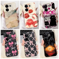 Soft Case For Tecno Camon 20 CK6 CK6n / Camon 20 Pro 5G CK8n Casing Cool Painted Lens Protective Cov