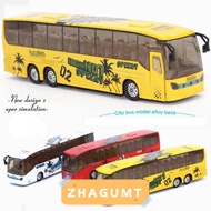 ZHAGUMT366HT Extended Bus Toys Hobbies Light and Music High Quality Pull Back