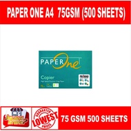 Paper One (75gsm) 500 Sheets A4 Paper