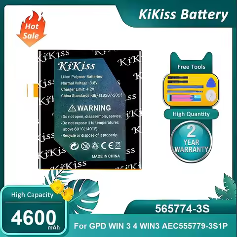 Rechargeble Laptop Battery For GPD WIN 3 4 AEC555779-3S1P,565774-3S,4600mAh