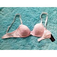 [BUY 1 GET 1 FREE!!] SEXY LACE BRA THIN FOAM VALENTINE SECRET SB08/0032 PNK SIZE 32A (A70) 32B (B70)