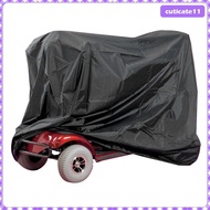 [Cuticate1] Black Heavy-Duty Motorcycle Mobility Scooter Cover Waterproof Sun Protection