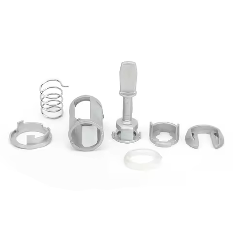 7Pcs/Set Car Front Door Lock Cylinder Repair Kit For VW POLO 9N / GOLF IV 4 TYP 1J1 MK4 / Audi A6 4B