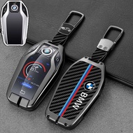 Zinc Alloy Car LED Display Key Cover Case Shell for BMW 5 7 Series G11 G12 G30 G31 G32 I8 I12 I15 G0