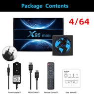 Kotak Atas Set Rangkaian X98MINI Amlogic S905W2 HD 4K Kotak Media Penstriman Kotak TV
