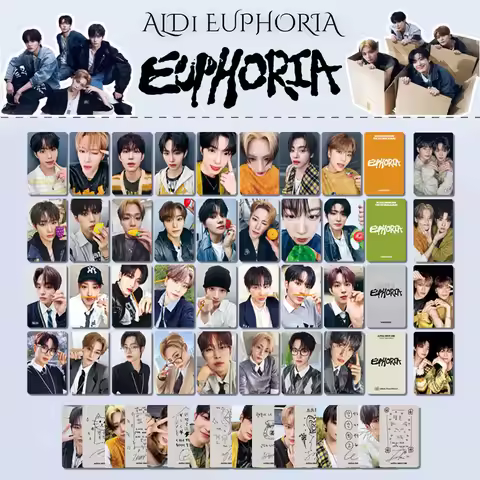 8Pcs/Set Idol ALD1 New Series Debut Album EUPHORIA Lomo Cards JUNSEO ARNO LEO GEONWOO SANGWON XINLON