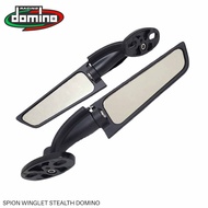 Spion Winglet Stealth Domino Racing Full CNC Universal Cbr 150 r Ninja Cbr250rr R15 R25 GSX ZX25R Nm