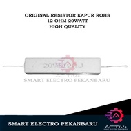 ORIGINAL ROHS RESISTOR CHALK 12 OHM 20 WATT RESISTOR 20W 12OHM 20 WATT 12 OHM WHITE POWER RESISTOR 1