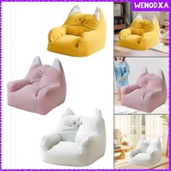 [Wenodxa] Kids Bean Bag Chair Lounge Couch Cute Decoration Creative Ergonomic Stuffed Couch for Livi