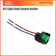 Car Headlamp Head Light Fog Lamp H11 Light Bulb Socket Connector 2 Pin Soket Mentol Lampu H11 (1pcs)