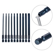[STAS] 1pc 100mm Blue Magnetic  for Torx Screwdriver Bits Set Electric Screwdriver T7-T40