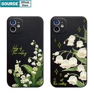Gourde White Flower Aesthetic Phone Case for Iphone Casing 16 15 14 13 12 11 Pro Max IP 7 8 Plus Iph