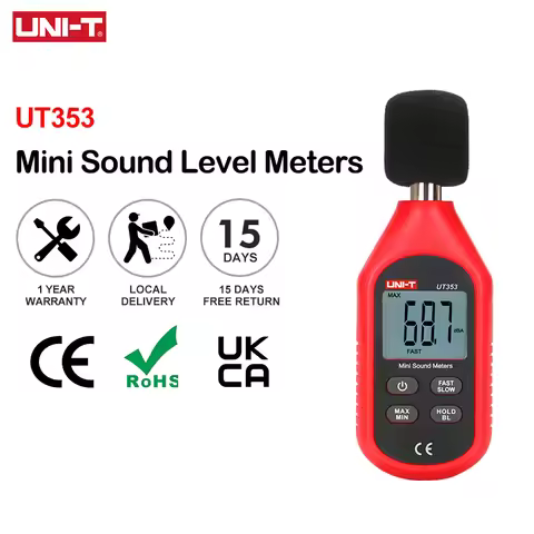 UNI-T Noise Meter UT353 UT353BT Sound Level Meter 30~130 dB Meter Decibel Meter Sound Detector Digit