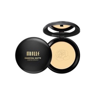 Mille มินิแป้งชาร์โคล Mini Charcoal Matte Cover Pact SPF25 PA++ 5g.