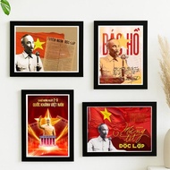 Vietnam National Day promotional painting Poster 02/09 size A4 (21x30 cm), A3 (30x42cm)