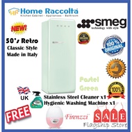 SMEG Fridge FAB28 50's Retro Style Refrigerator Smeg FAB28RV1 Pastel Green