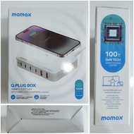 全新 MOMAX Q Plug Box 100W 無線充電器 Wireless Charging. ONEPLUG GaN 100W 六輸出連無線充桌面充電座