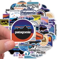 พร้อมส่ง!Camping outdoor Brand travel patagonia การตั้งแคมป์ adventure สติกเกอร์ สเก็ตบอร์ด 55ชิ้น sticker