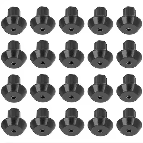 48 Pcs Rubber Grate Feet Rubber Foot Replacements Compatible With GE WB2K101 Gas Range Burner Grate 