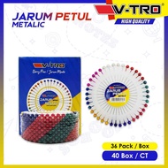 Metallic Safety Pins 1 Box Contains 3 Dozen Hijab Pin Pairing Models