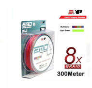 EXP EMO 8X 300m Jigging Braided Fishing Line Ultra Sensitive Smooth Thin Strong PE Multifilament Dur