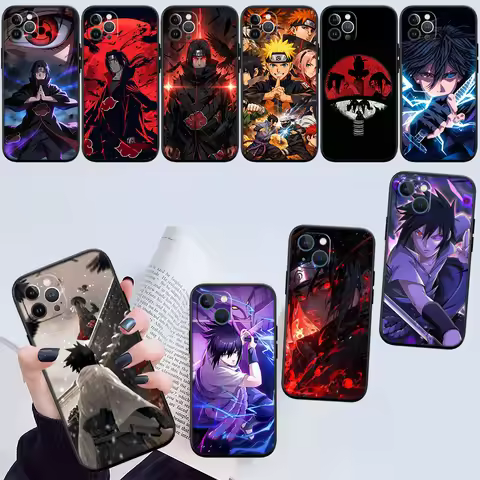 DI26 Naruto Uchiha Itachi Sasuke New High-End Shell Phone Case for iPhone SE X XS XR 16E 17 11 Pro M