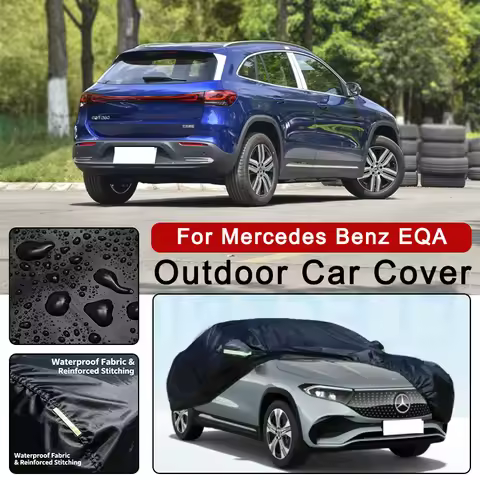 All-Season Car Cover for Mercedes Benz EQA 250 260 300 350 - Outdoor Full Protection, Waterproof Dus