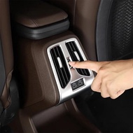 For BMW X1 IX1 U11 2023-2025 ABS Carbon Fiber Car Rear Air Conditioning Outlet Cover Decoration Inte