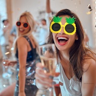 สับปะรดฤดูร้อนแว่นตาปาร์ตี้สีส้ม/สับปะรดออกแบบเครื่องแต่งกายแว่นตาสำหรับคอสเพลย์เทศกาลตกแต่ง HGH-TH