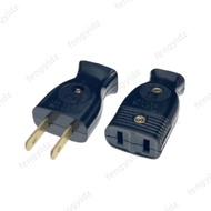 New America 2 Pole 15A Male US Wiring Plug Adapter Female Socket Type A Power Strip Connector Japan 